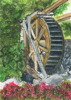 "Mill On The Floss" by Beverly Larson, Oregon WI - Watercolor